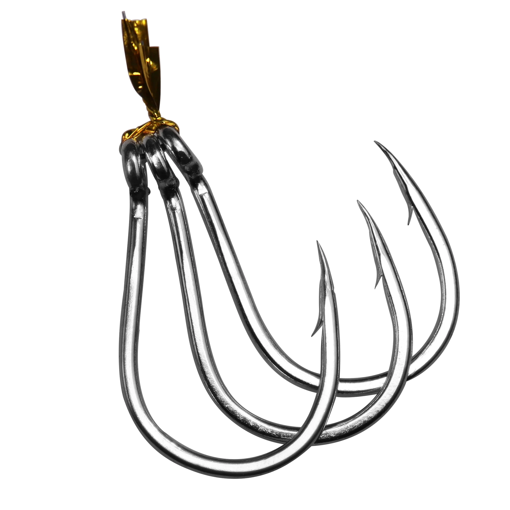 Anzuelos de pesca circulares de 1 bolsa, anzuelos de ojo grande, anzuelo de púas individual de acero rico en carbono para pesca de carpa y lubina # 3/0 # 6/0 # 7/0 # 9/0 - imagen 5