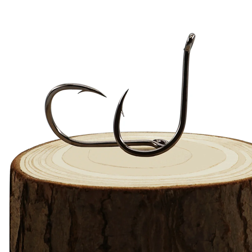 Juego de anzuelos de pesca CHINU, anzuelo de carpa de un solo círculo con púas, anzuelo de mar de acero rico en carbono, accesorios de pesca con mosca, aparejos - imagen 3