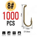 1000pcs  Size 8