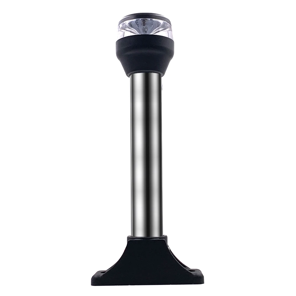 Luces de navegación para barcos de 6 pulgadas, accesorios náuticos, ancla de navegación, popa LED, lámpara blanca redonda - imagen 2