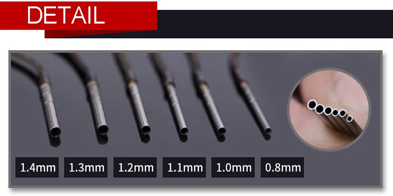 3 unids/lote punta de caña de pescar línea de alambre giratoria para todos los tamaños caña de mano varilla telescópica conectar línea herramienta de reparación DIY B357 - imagen 3