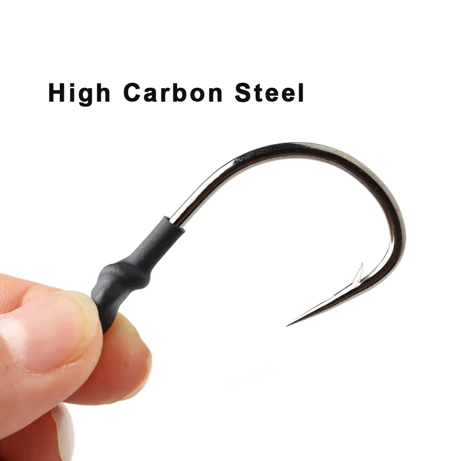 Anzuelo de acero de alto carbono para pesca Jigging, accesorios de pesca, doble plantilla, línea de PE, aparejos, herramientas de arrastre, Angeln Zubehor - imagen 3