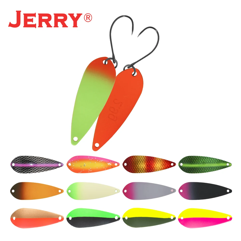 Jerry ARIES Cucharas giratorias ligeras UV Área para trucha - imagen 5
