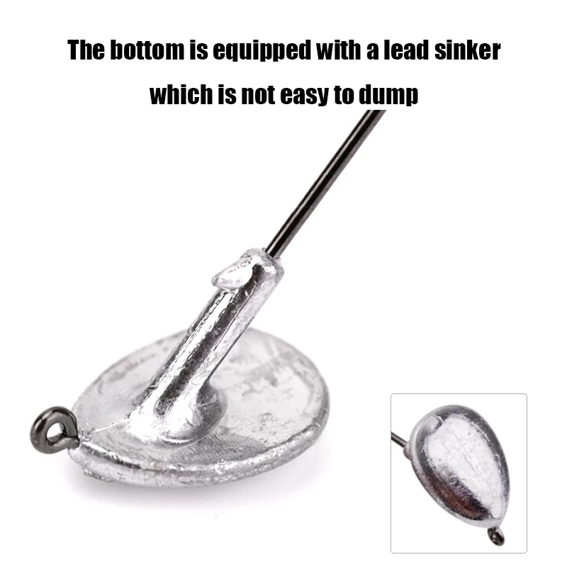 Anzuelo de pesca con cabeza de plomo, 5 unids/lote, 3,5g/5g/7g/10g/14g, anzuelo de pesca de cebo blando - imagen 5