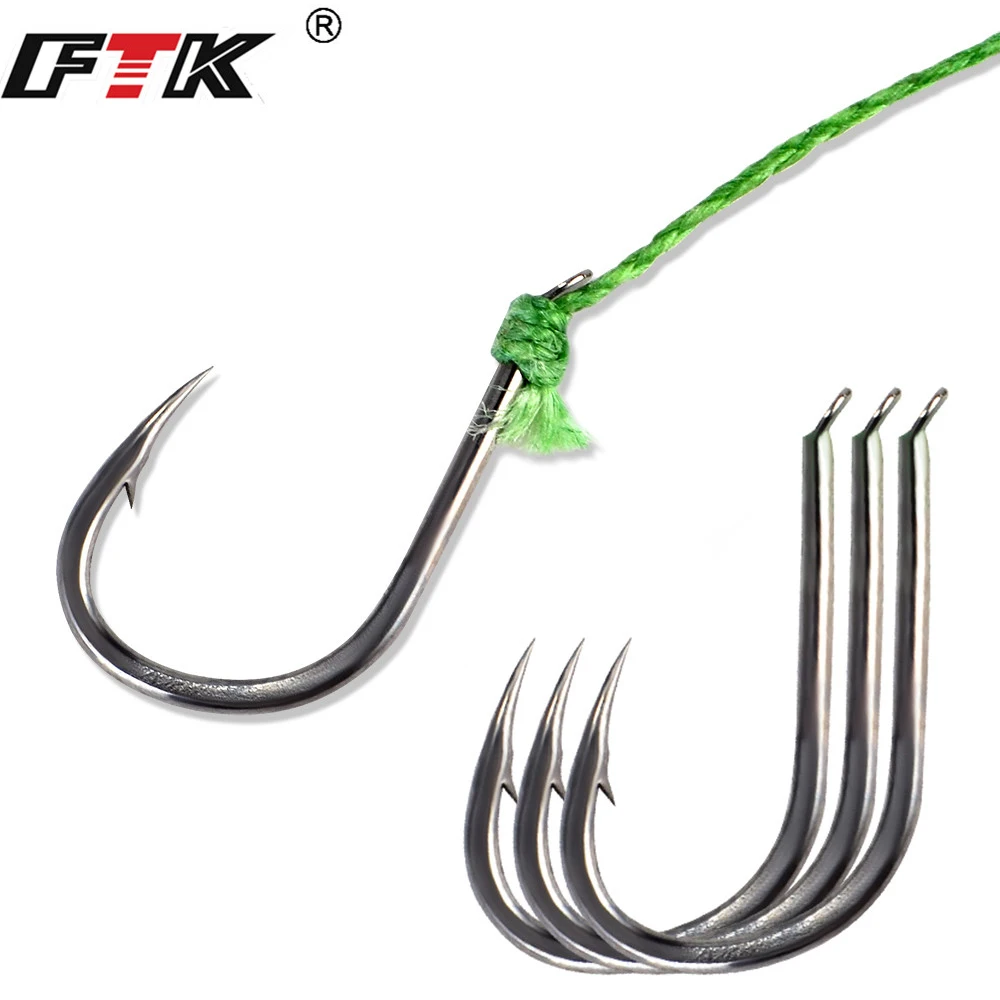 FTK-anzuelos de pesca de 47CM, 20G-80G de longitud, dos anzuelos, alimentador de cebo, soporte de cesta, jaula de señuelo de pesca con accesorios de línea - imagen 5