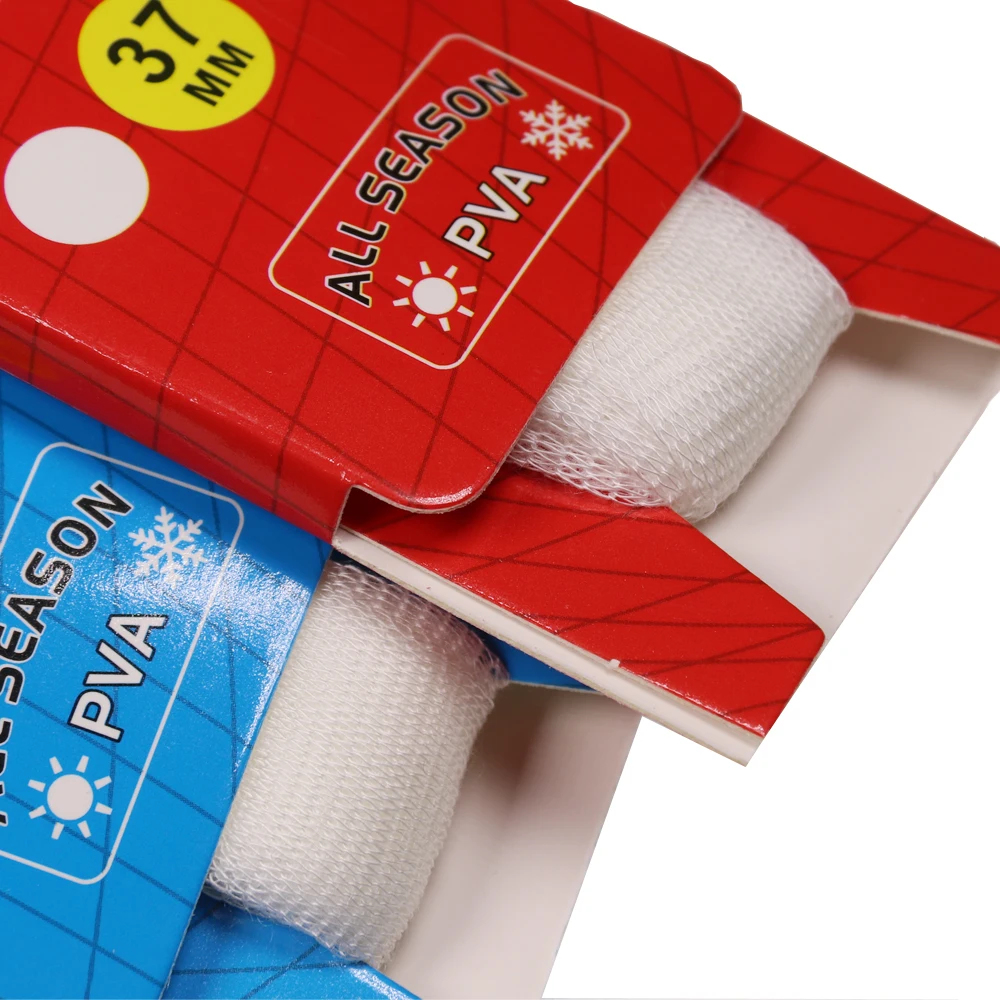 Bimoo-red de pesca Soluble para anzuelo, cebo, alimentador, bolsa de aparejo, 5m/tarjeta, 18mm, 25mm, 37mm, 44mm de ancho - imagen 3