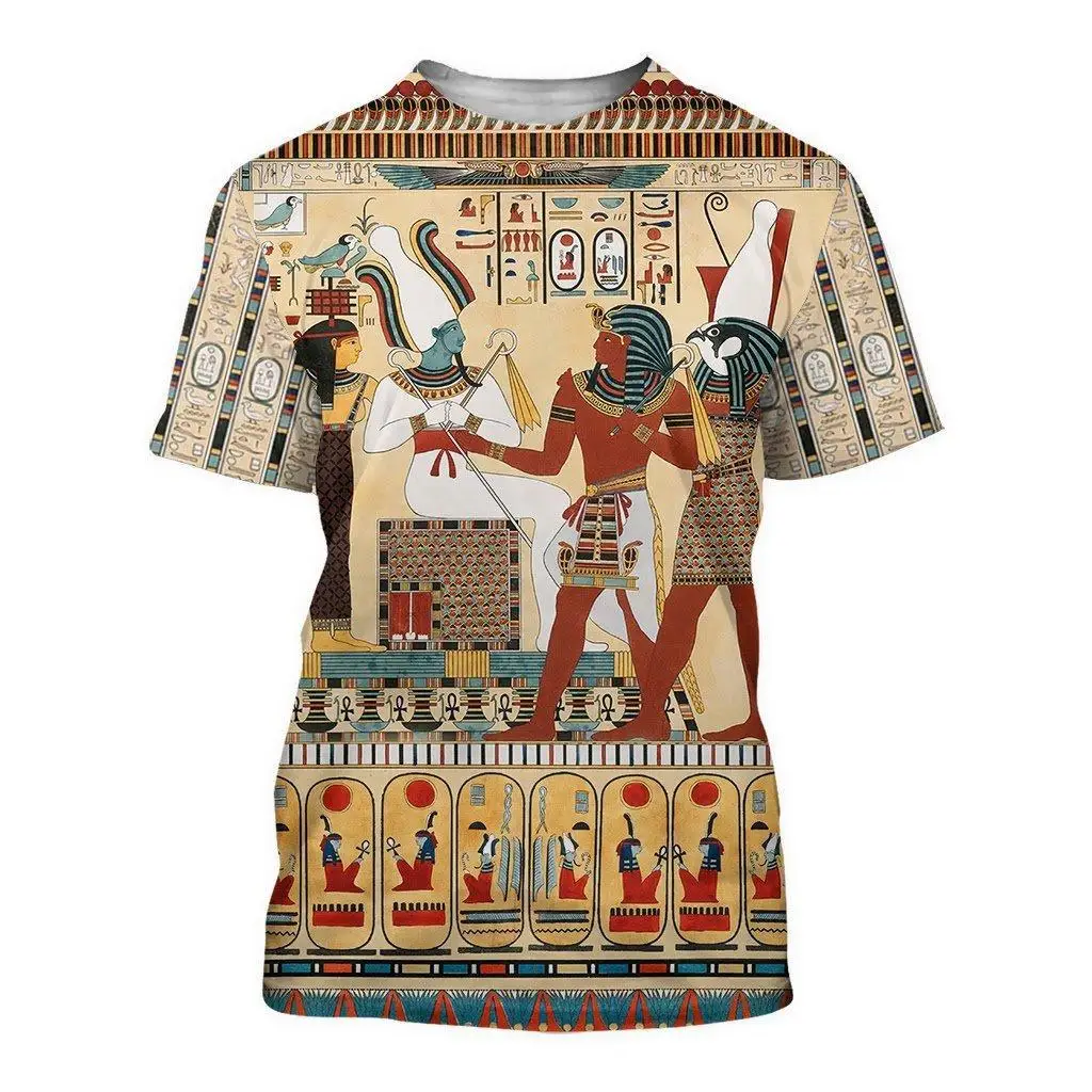 Camiseta Hipster Ankh estampado 3D manga corta verano hombre - imagen 4