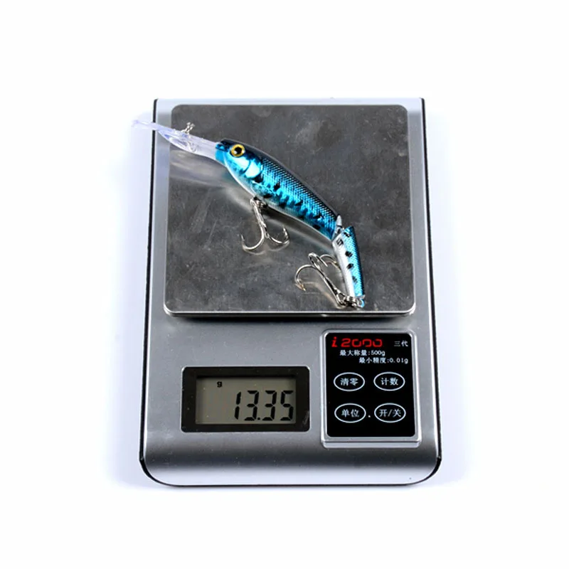Señuelo de pesca Jerkbait Minnow, cebo de plástico duro, Artificial, Lucio, ABS, Wobbler para anzuelos, Crankbait, ojos 3D de mar, 1 piezas - imagen 4