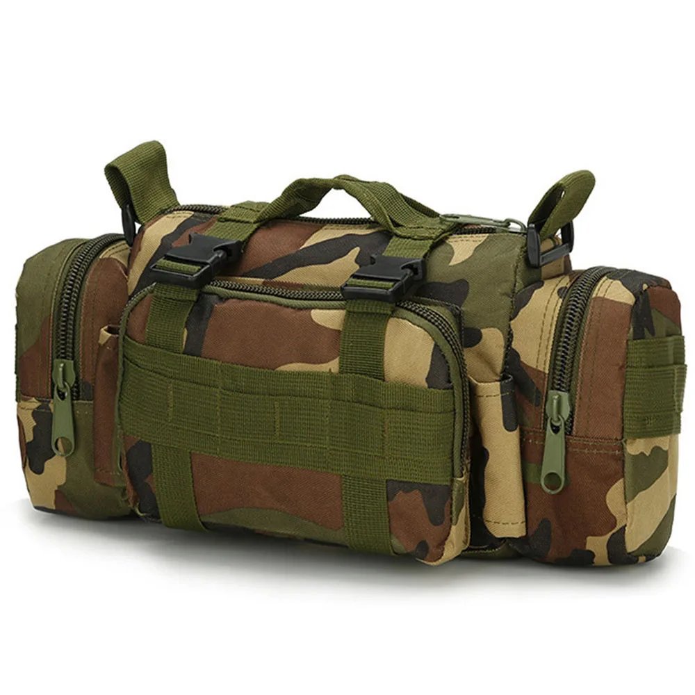 Bolsa de aparejos de caña de pescar, bolsa de almacenamiento de aparejos de pesca impermeable, funda para viajes al aire libre, bolso de hombro para caza, bolsas de pesca 35*14*18cm - imagen 3