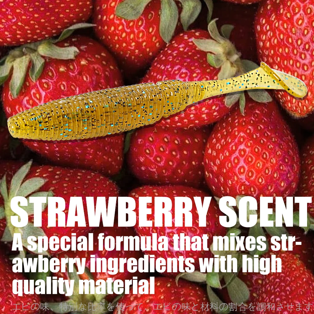 B & U-señuelo de pesca de 50mm, 70mm, 85mm, 100mm, 130mm, cebos blandos para pesca de Lucio, Wobbler, cebo de pesca Artificial, aparejos de señuelo suave - imagen 5