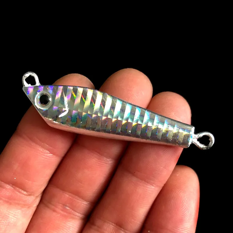 Señuelo de pesca de onda vibratoria, cebo duro, 5g, 7g, 10g, 15g, 20g, Culter, Jigs de Metal, señuelos artificiales, orilla, largo fundido, Jigbait, 1 pieza