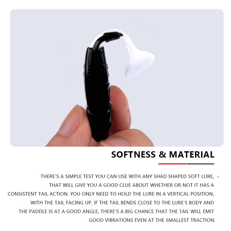 MEREDITH 7cm 4,5g 8 Uds juego de 3 aparejos Predator cabezales de plantilla de plástico suave señuelos de Lucio pesca señuelos blandos - imagen 3