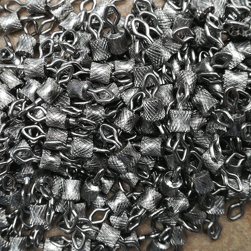 1000 unids/lote conector giratorio de cobre negro rodamiento de bolas Snap anillos sólidos señuelo rodante herramientas de Pesca accesorios de aparejos Pesca - imagen 5