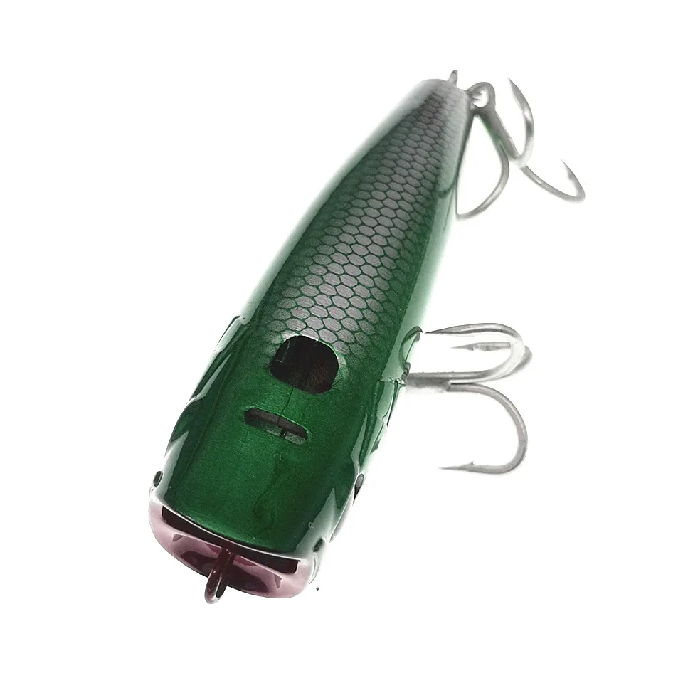 SWOLFY-señuelo de Pesca de Mar, anzuelos afilados, anzuelos grandes, Wobblers 22g 90mm, aparejos de lubina flotante superior, cebo duro, piscardo de fundición larga - imagen 2