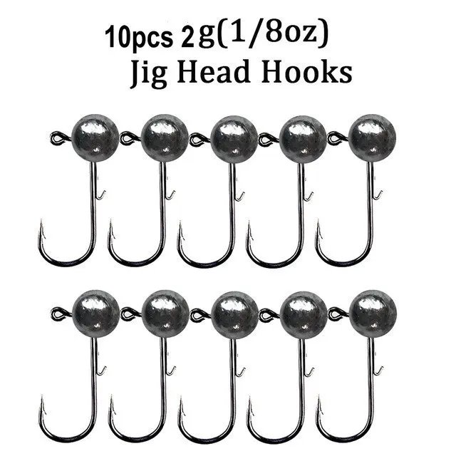 10pcs 2g fishhook