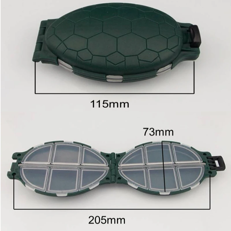 KESFISHING-Mini cajas de aparejos de pesca, estuche de almacenamiento de gancho, compartimentos, caja de señuelos de pescado, soporte de almacenamiento de plástico, accesorios de pesca - imagen 5