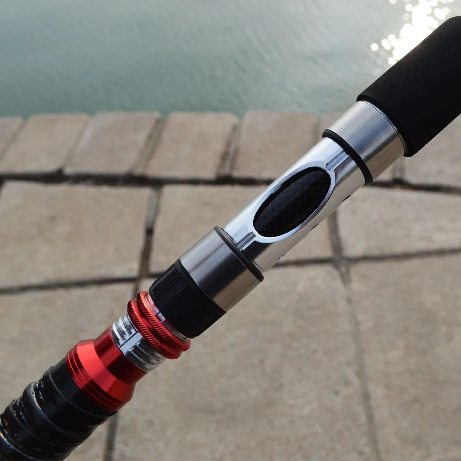 TOMA-caña de pescar giratoria de fibra de carbono, 30 toneladas, 1,8 M, 1,95 M, 2,1 M, 30-50LB - imagen 5