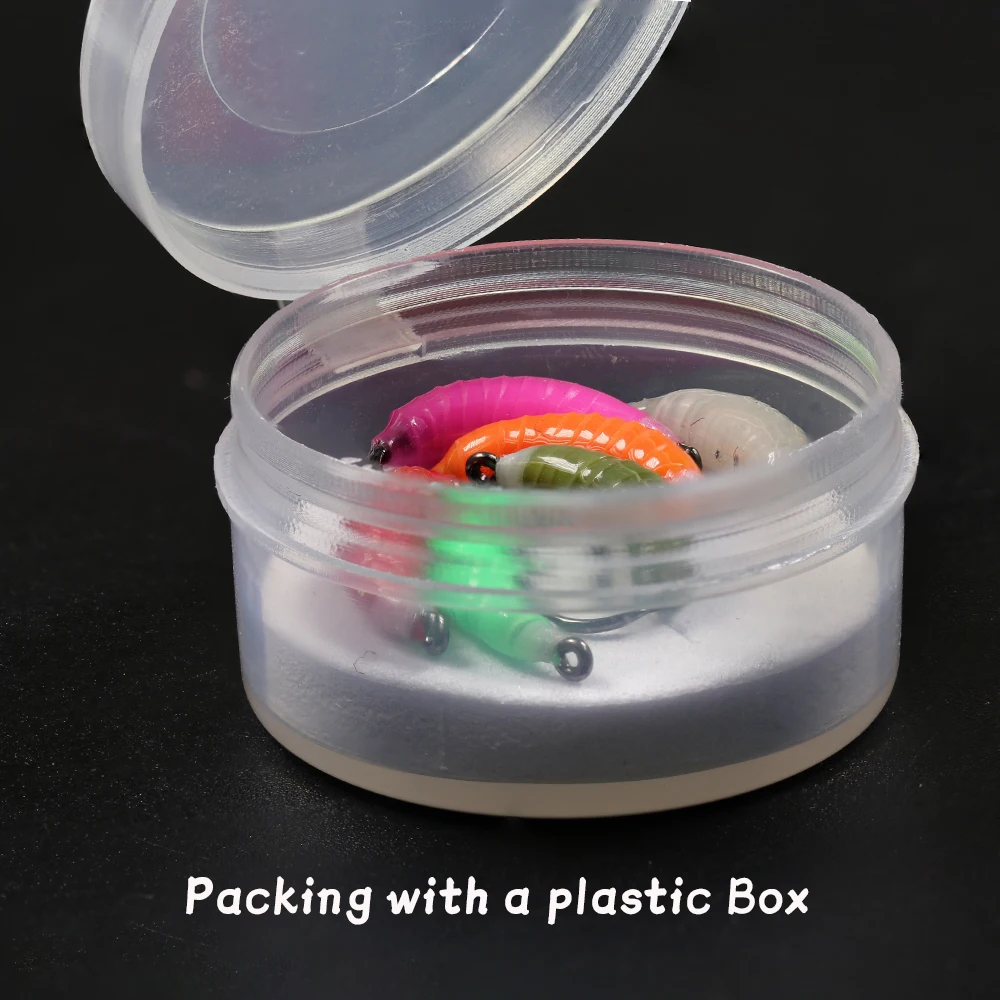 WIFREO-señuelo de gusano de tierra para perca de trucha, 8 Uds., n. ° 10 - imagen 5