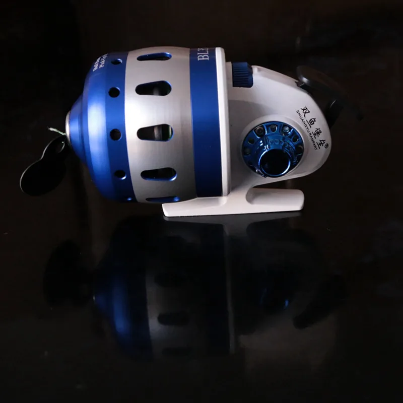 Carrete Spincast de pesca BL35, tirachinas, bobina de Metal para tiro al aire libre con 5 # Línea PE 50M - imagen 5
