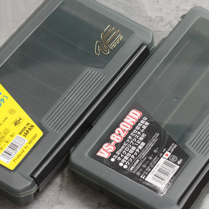 MEIHO-señuelo de pesca de plástico, caja de cebo multifuncional de alta resistencia con resistencia Visible, VS-820 - imagen 4