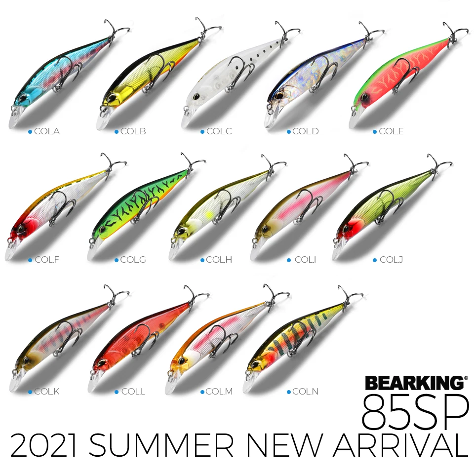 Bearking Minnow 85mm 8g – Señuelo hundido profundidad media - imagen 5