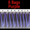 8 bags purple