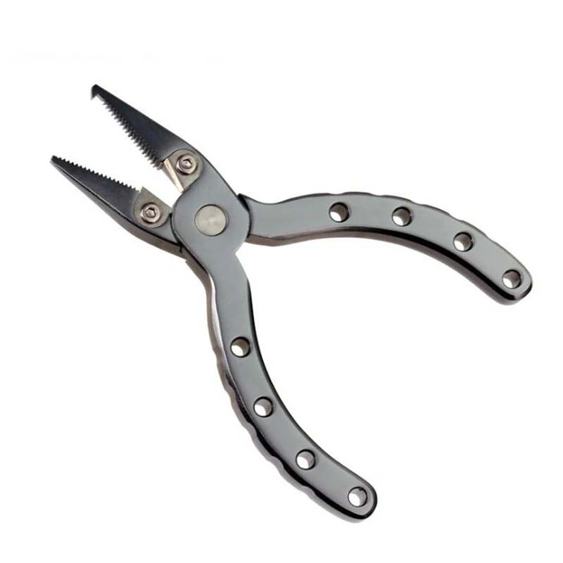 Mini alicates portátiles de aleación de aluminio para pesca con señuelo, cortador de trenza, alicates de anillo dividido, removedor de anzuelos, herramienta de aparejos de pesca al aire libre - imagen 5
