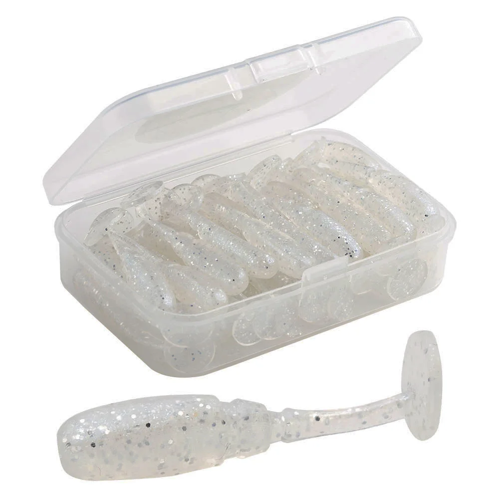 20/40 Uds. Señuelo blando de pesca Shad Wobbler cebo 35mm 0,68g gusano de mar Swimbait Streamer señuelo cebos artificiales accesorios Spinnerbait - imagen 4