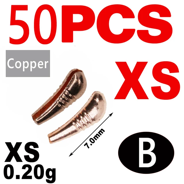 50PCS XS B Copper