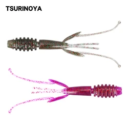 TSURINOYA SL-2006 - Señuelo blando camarón 88mm 2,2g para lubina
