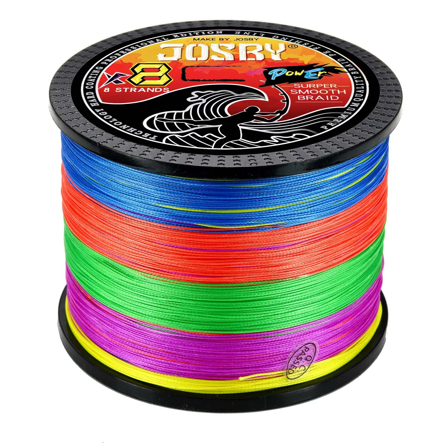 JOSBY-sedal de pesca trenzada de 4/8 hebras, multifilamento japonés de 100% PE, tejido superfuerte y duradero, aparejos extremos - imagen 3