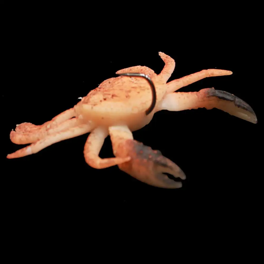 Cebo de cangrejo de PVC resistente al desgaste, cebo falso vivo anticorrosión para pesca, 10cm/40g - imagen 4