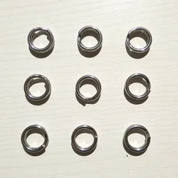 Split Rings de acero inoxidable para curricán y señuelos