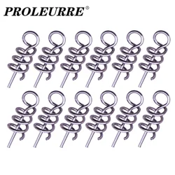 Conector giratorio acero inoxidable con resorte para vinilos pesca