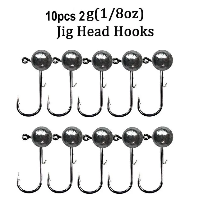 10pcs 2g fishhook