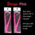 2 bags pink