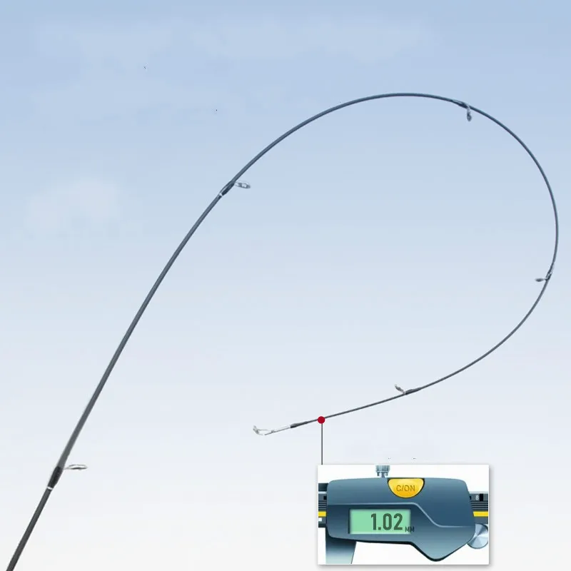 Caña De pescar De fibra De carbono, caña De pescar con señuelo, De 1,37 M, 1,68 M, 1,8 M, 1,98 M - imagen 5