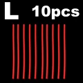 10pcs red L