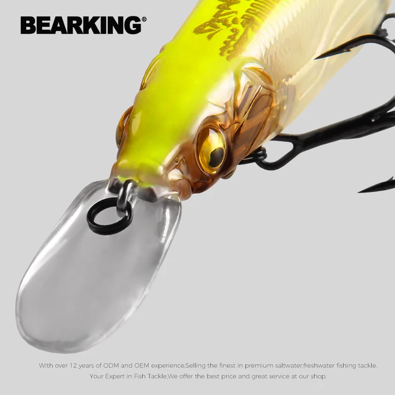 Bearking-Señuelos de Pesca profesionales Wobbler, 110mm, 14g, 1,8 m SP, cebo Artificial, aparejos de depredador, jerkbaits para lucio y lubina - imagen 3