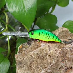 Crankbait flotante ojos 3D – Señuelo pala larga para lubina y lucio