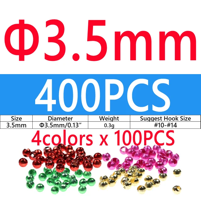 400PCS 3.5mm MIX