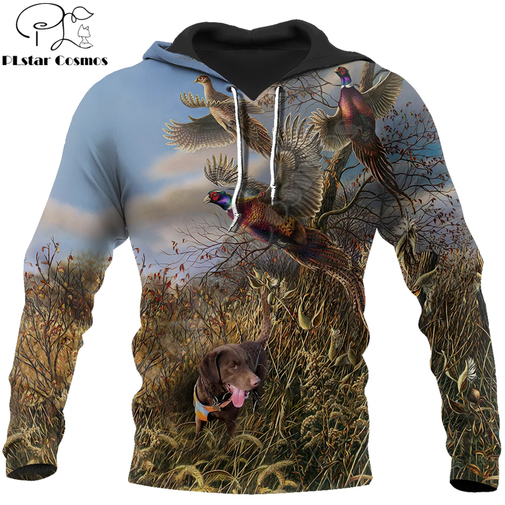 Pheasant Hunting 3D All Over Printed Hoodie Men Sweatshirt Unisex Streetwear Zip Pullover Casual Jacket Tracksuits KJ0240 - imagen 2