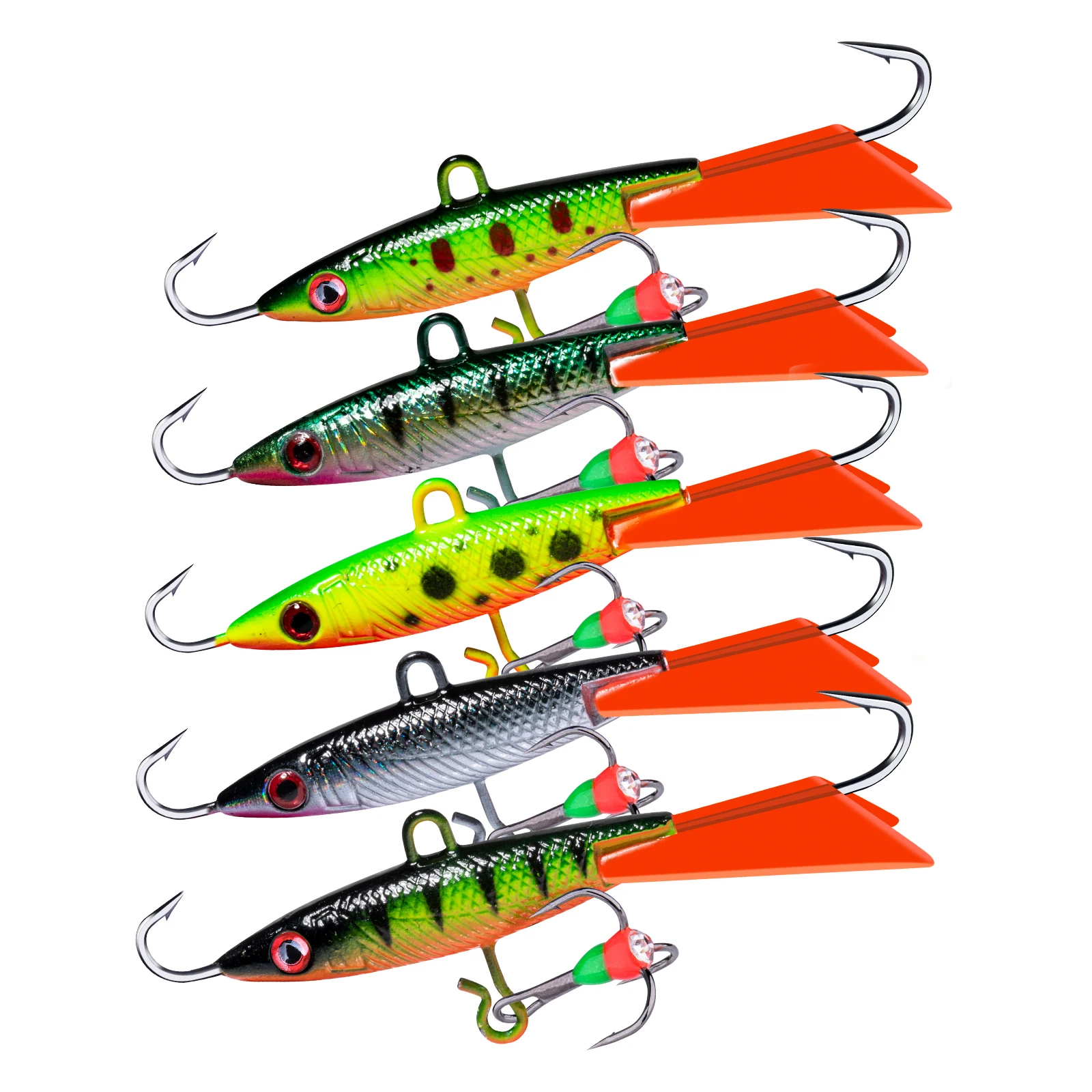 Goture-señuelo de pesca en hielo, cebo profesional Wobblers, 5 tipos a elegir, para trucha, lubina, Lucio, Carpa, novedad de 2021 - imagen 5