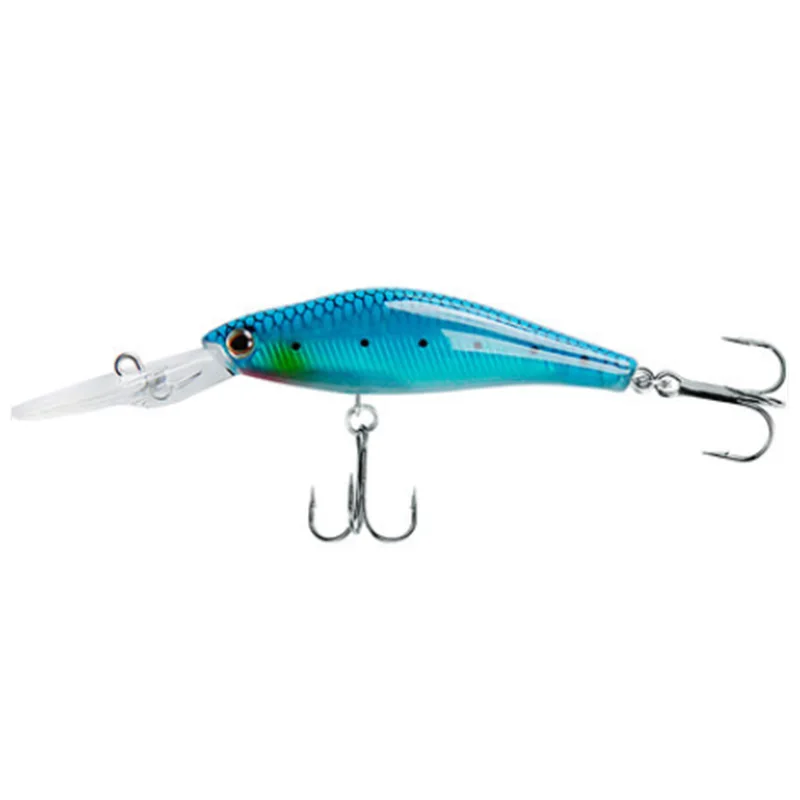 Señuelo de pesca de pececillos de plástico láser, Wobblers de reflejo Artificial, Swimbait para carpa, aparejos de pesca luminosos, 10cm/7g, 1 ud. - imagen 5