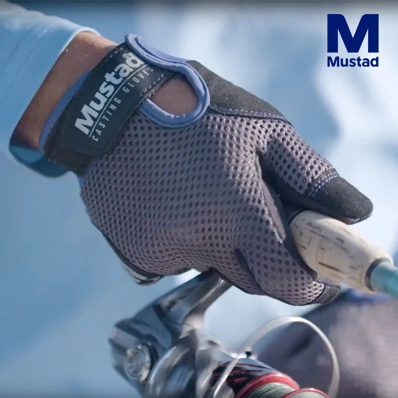 Guantes de Pesca Mustad – Cuero y Dedos Completos para Carpa - imagen 5