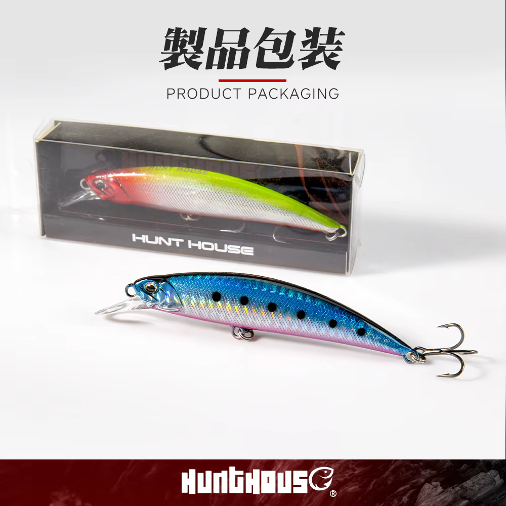Hunthouse Spearfead Ryuki Minnow señuelo 60mm/7g 80mm/13g 95mm/16g Wobbler hundimiento largo Casting Trou perca pesca de lubina cebo duro - imagen 5