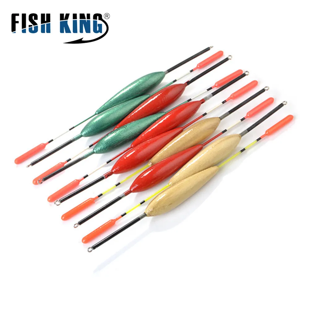FISH KING-Juego de flotadores de Pesca, boya Vertical larga para aparejos de Pesca de carpa, 4g, 5g, 7g, 10 Uds. - imagen 3