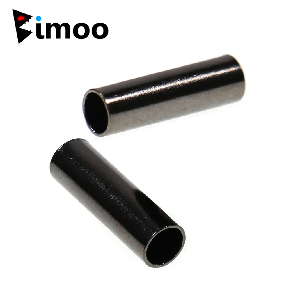 Bimoo 100 Uds mangas de cobre de un solo barril accesorios de aparejo de pesca de agua salada línea de pesca fija engarces Mono y líder de cables - imagen 2