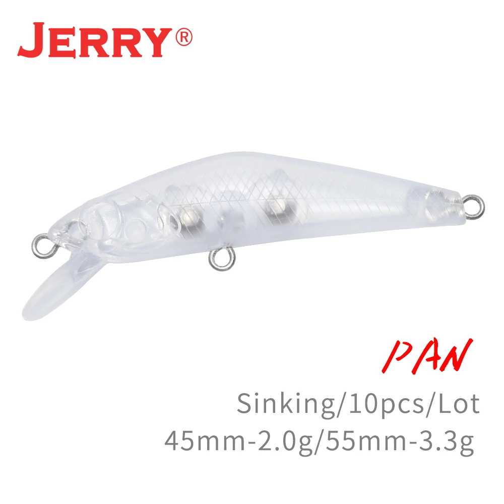 Señuelo de pesca de roca Artificial, anzuelo duro para buceo profundo, Jerkbait, Fishing, Jerry Pan, Micro Minnow, Area, trucha, lubina, Wobbler, 45, 55mm