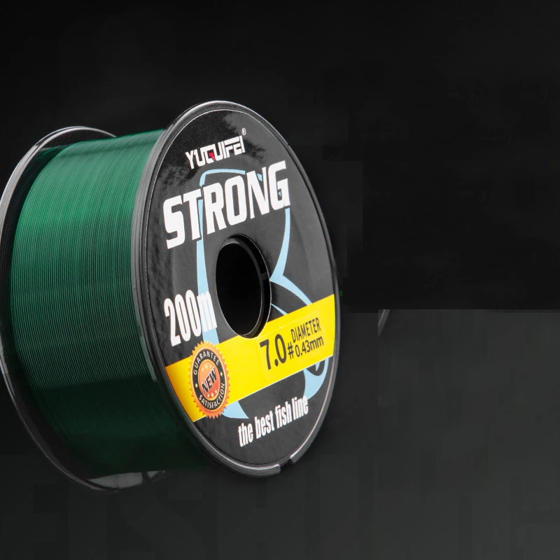 Sedal de nailon superfuerte para pesca de carpa, hilo de monofilamento de Material japonés, 200M 2-35LB - imagen 3